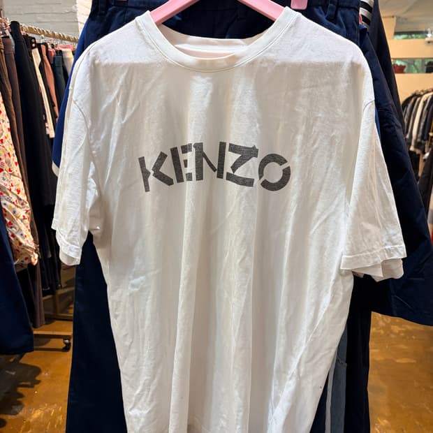 KENZO 겐조 화이트 반팔 티셔츠