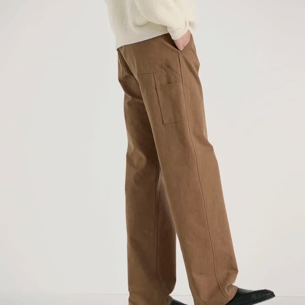  AURALEE WASHED HEAVY CANVAS PANTS