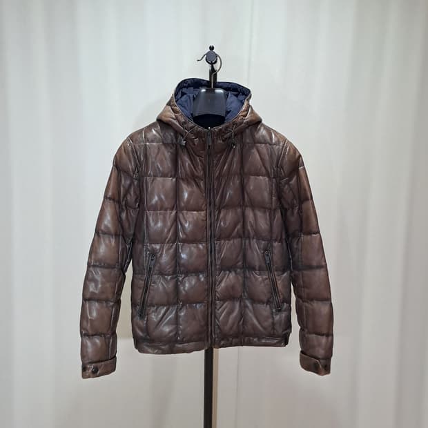 (택포) 마시모두띠 리버서블 양가죽 후드 자켓 95 B678