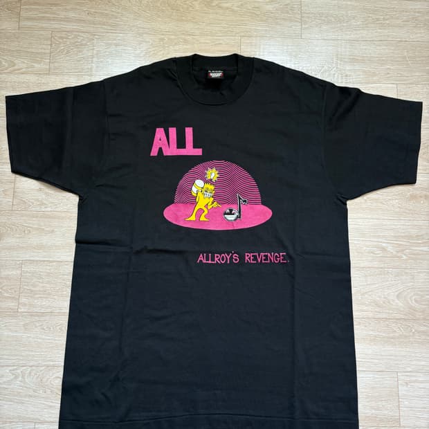 80s ALL 밴드 티셔츠