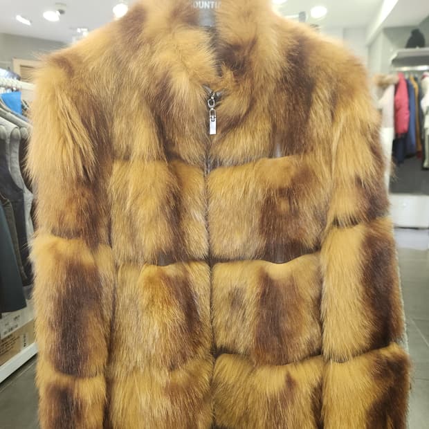 이벌렌 폭스퍼 반코트자켓