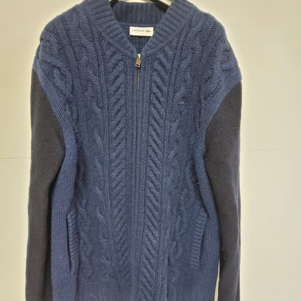 라코스테 가디건 정품 남성 XL사이즈