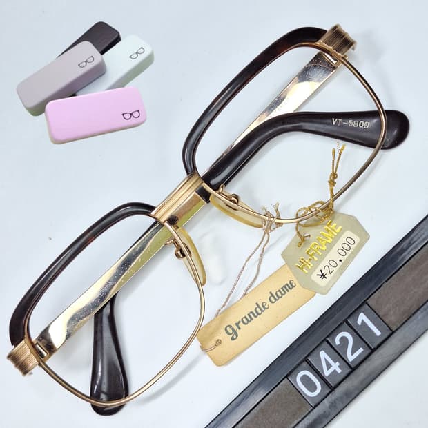 그란데 담 GRANDE DAME VT-5800 안경테 54mm 하금테