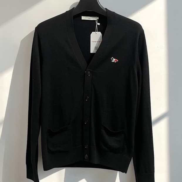 메종 키츠네 울 가디건