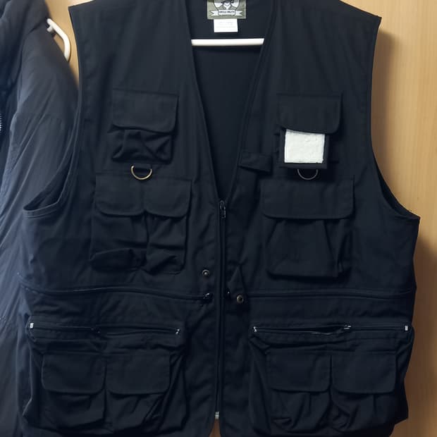 로스코 밀리터리 베스트 조끼 블랙 XL