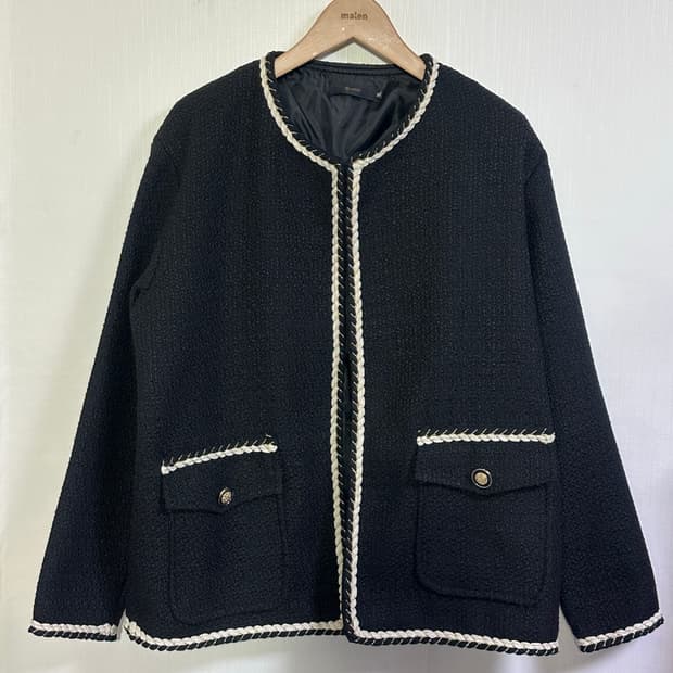 카라리스 논버튼 트위드 자켓 XL/105