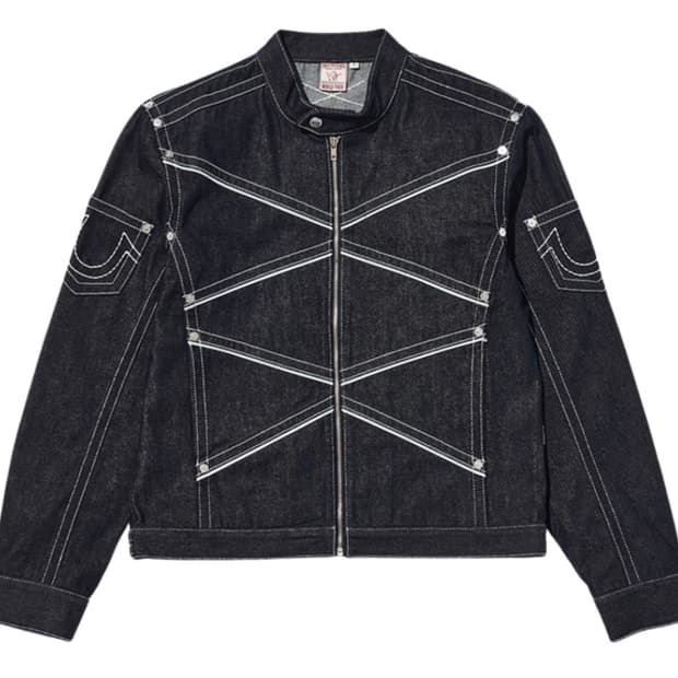 트루릴리젼 디펜더 생지 데님 자켓 인디고 삽니다