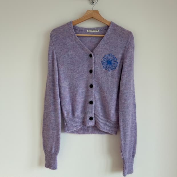 마르디메크르디(MARDI MERCREDI) 울&모헤어 블렌드 가디건