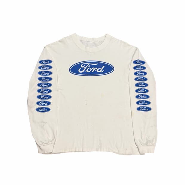 빈티지 Ford Oval Logo 롱슬리브