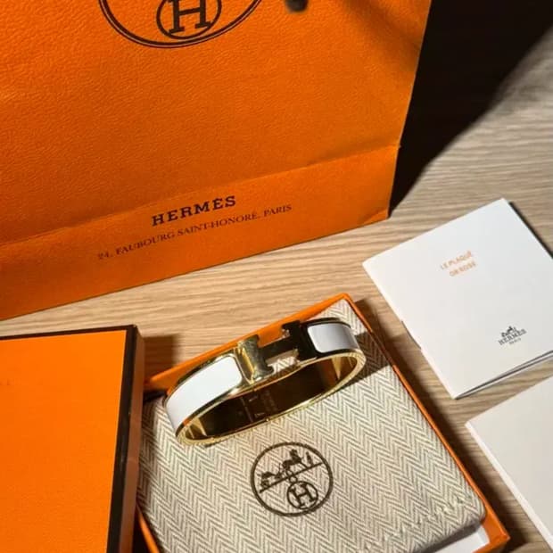에르메스 클릭아슈 브레이슬릿 골드 팔찌