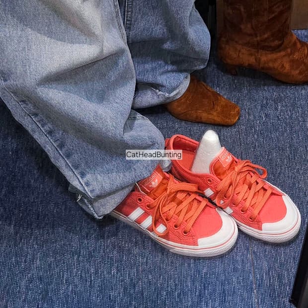 착샷O_아디다스 니짜 트레포일 로우 [세탁 완료]