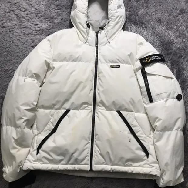 [[M]# 내셔널지오그래픽 숏기장 덕다운 후디 점퍼