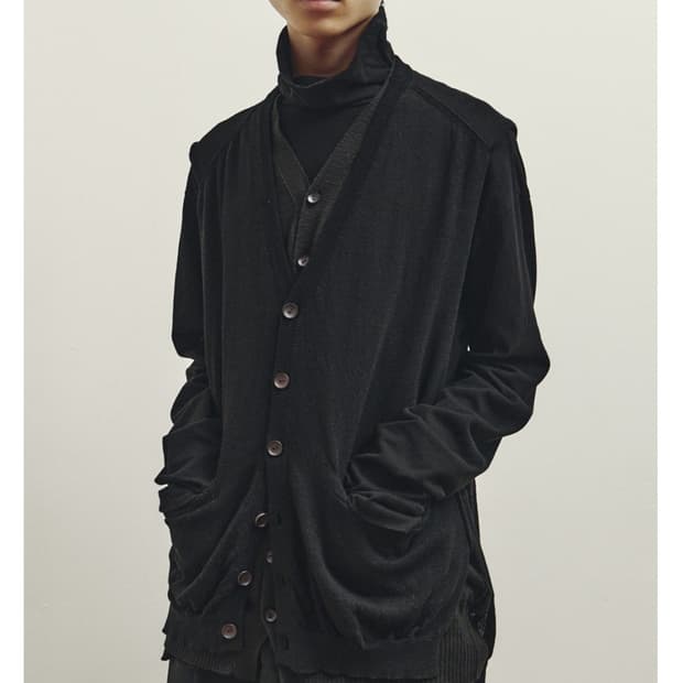 Double Layered Knit Vest (L)