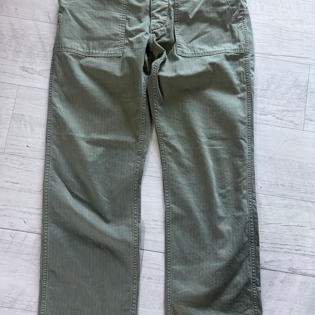 RRL 퍼티그 해링본 팬츠 32x32