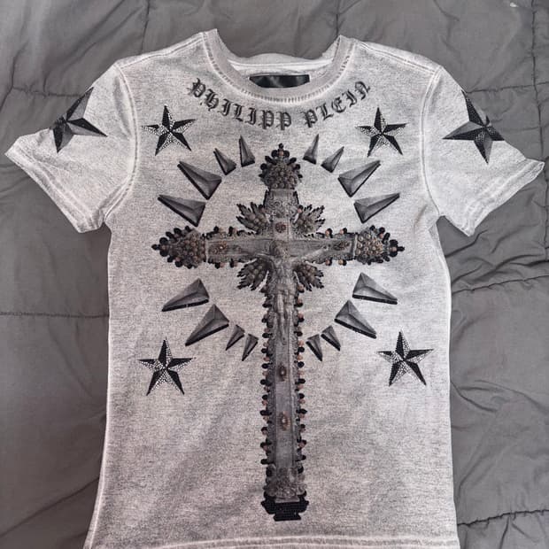 Philipp Plein star cross t-shirts