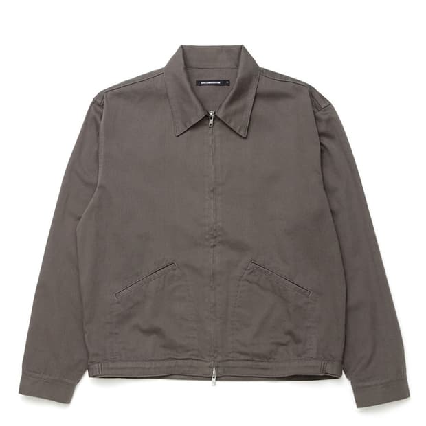 해칭룸 플레인 자켓 머드 브라운