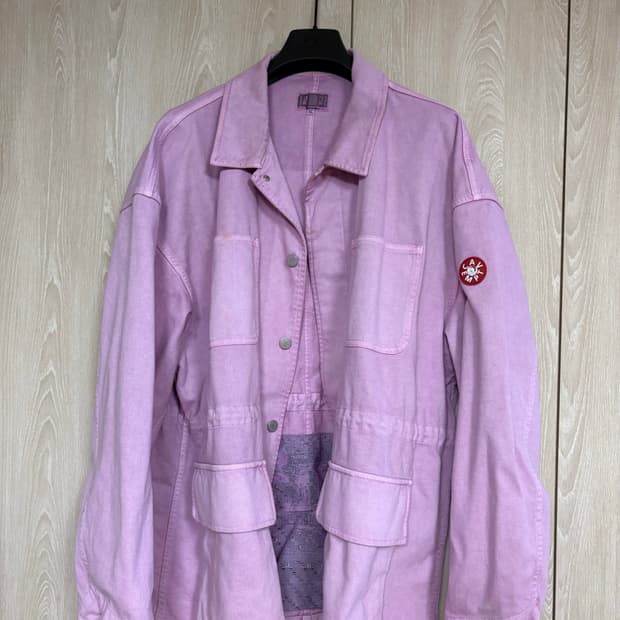 CAVEMPT 핑크 코듀로이 자켓