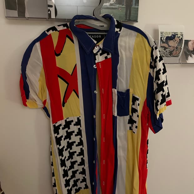 Reason 빈티지 하와이안 셔츠