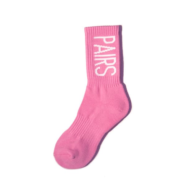 PAIRS 페얼스 양말 핑크 S사이즈