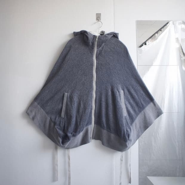 sacai luck hood strap pancho