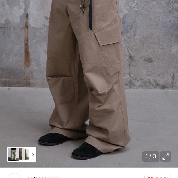 다이브인 베른 카고팬츠