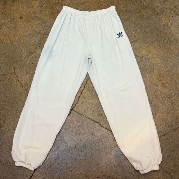 80s Made in USA 아디다스 츄리닝 트레이닝팬츠 바람막이 팬츠