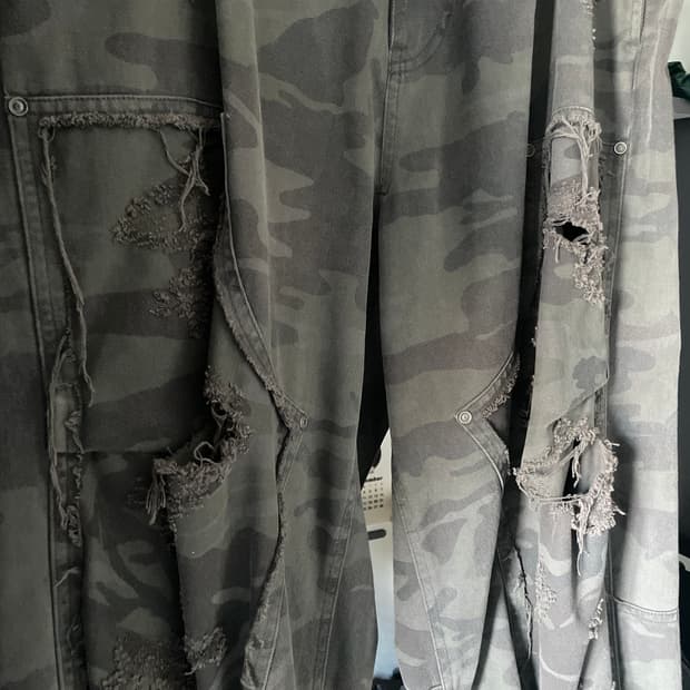 Etce 디스트로이 팬츠 L