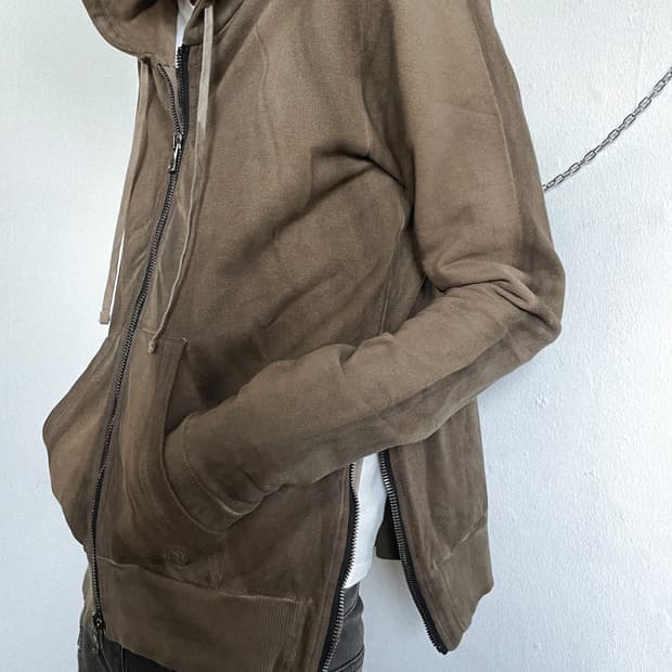 발망 데카르넹 11SS 가먼트워시 크레스트 후드집업