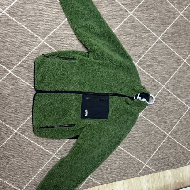 스투시 8볼 쉐르파 자켓 그린