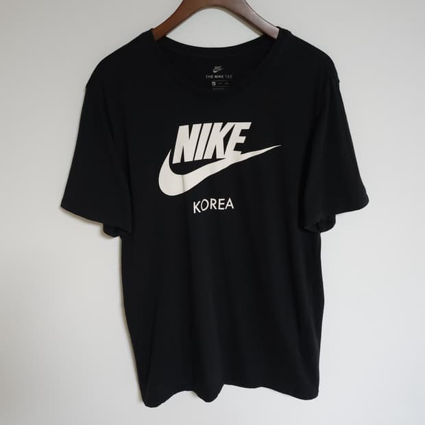 나이키 블랙 남성 반팔티 스우시 로고 남자 반팔 티셔츠 H7
