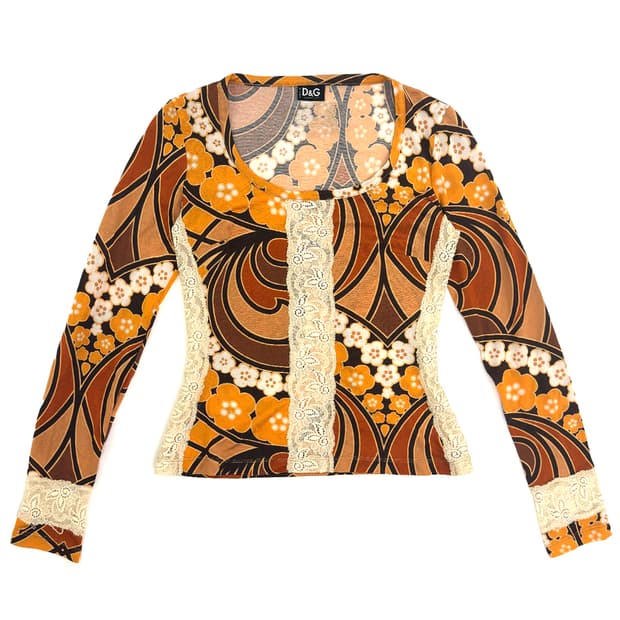 Dolce&Gabbana Floral Lace Top