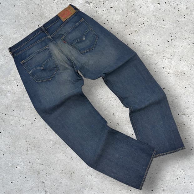 [36x32] 리바이스 501 오리지널 청바지 데님 팬츠 D577