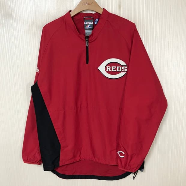 MLB 마제스틱 신시티네레즈 어센틱바람막이/웜업풀오버 S