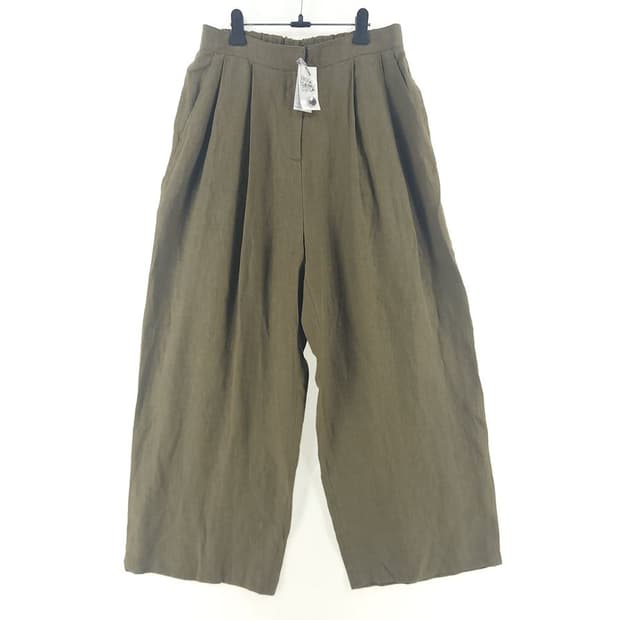 [여70](미사용)스튜디오톰보이 22S 밴딩 린넨 팬츠[Y64-139]