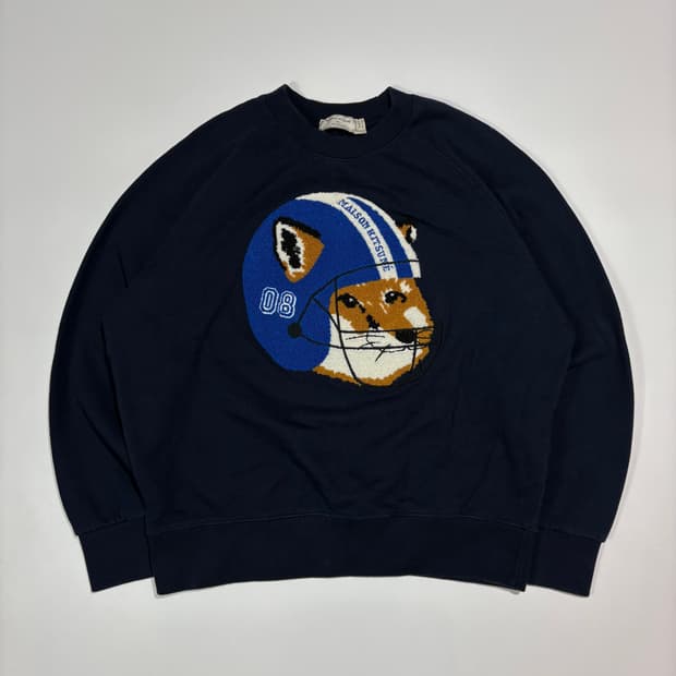 메종키츠네 폭스 그래픽 맨투맨 스웨트셔츠