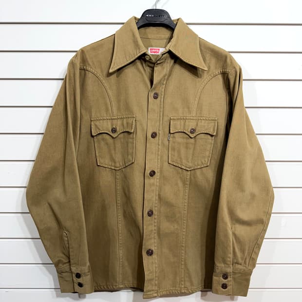 LEVIS 화이트탭 웨스턴 셔츠