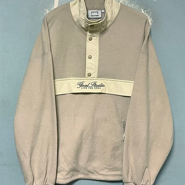 골스튜디오 남자 후리스 맨투맨 추동 오버핏 XL 105 