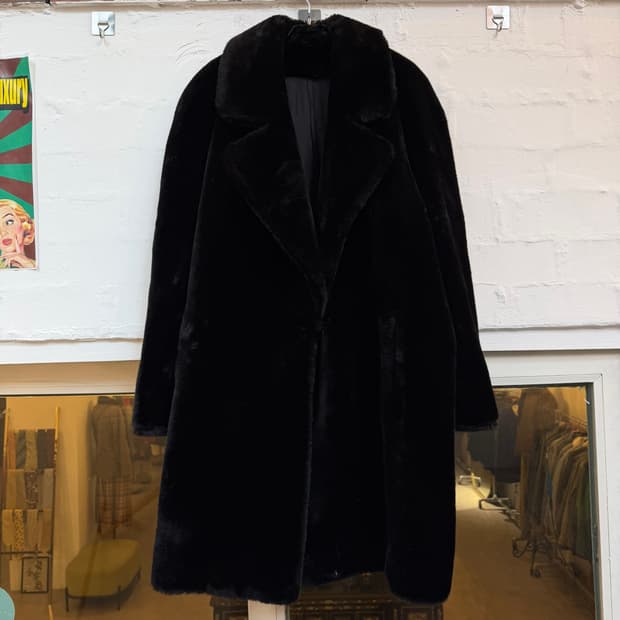 Michel Alexis 에코 퍼 코트 40