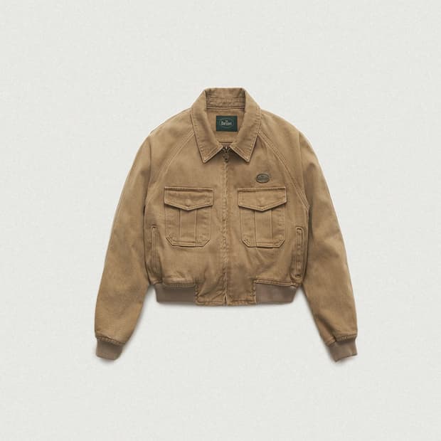 더바넷 여성 블루종 자켓 카멜(새상품)