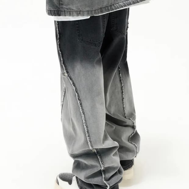 크리틱 DEVIDED RAW EDGE DENIM(L 새상품)