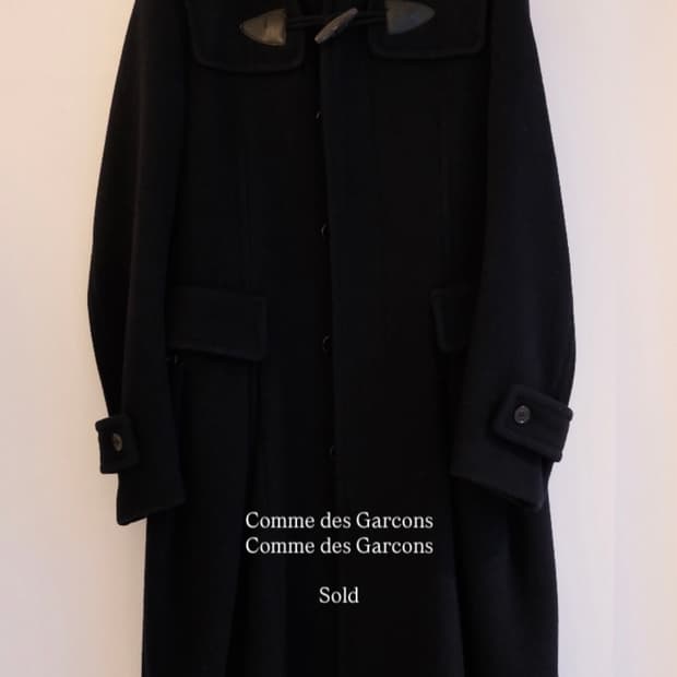 꼼데코트 롱 더플코트