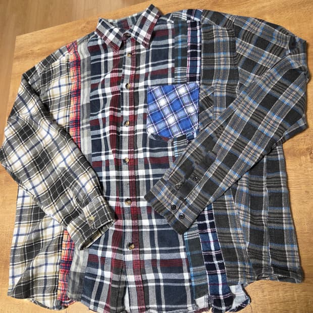 리빌드 바이 니들스 7컷 셔츠 XL