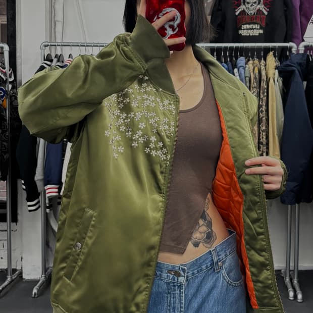 카라쿠리 타마시 오리엔탈 MA-1 자켓