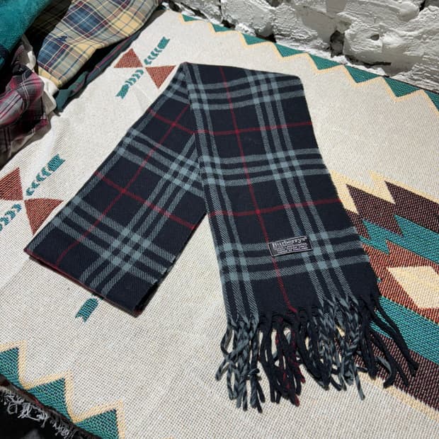 버버리 빈티지 채크패턴 머플러