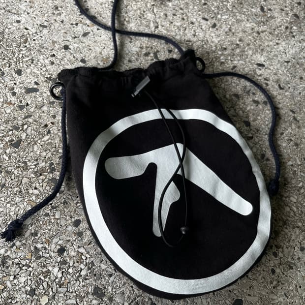 *crafted “Aphex twin” Canteen mini bag