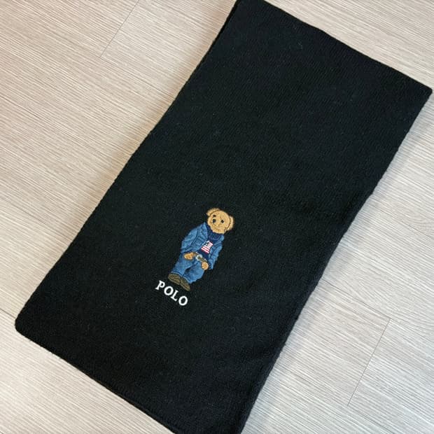 폴로 베어 머플러 목돌이 곰돌이