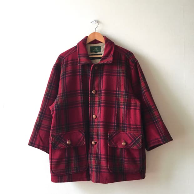 체크 버튼 하프 울코트