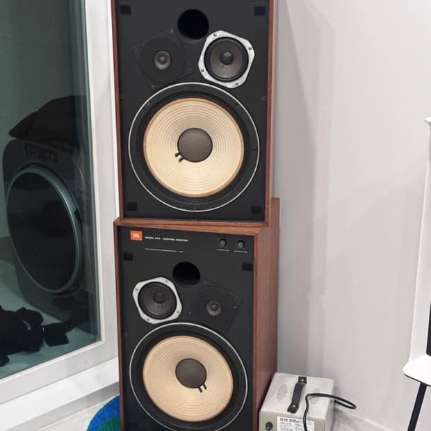 jbl4312 + 앰프 + 거치대 + 미니 스피커