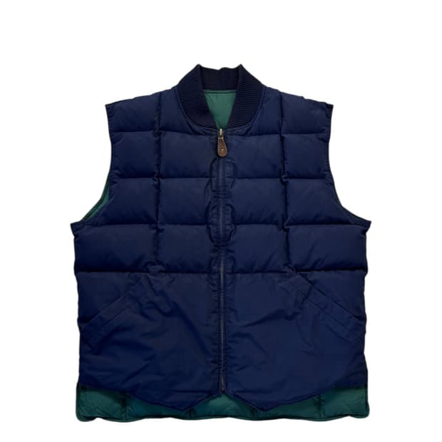 90s 에디바우어 리버서블 구스다운 패딩 베스트