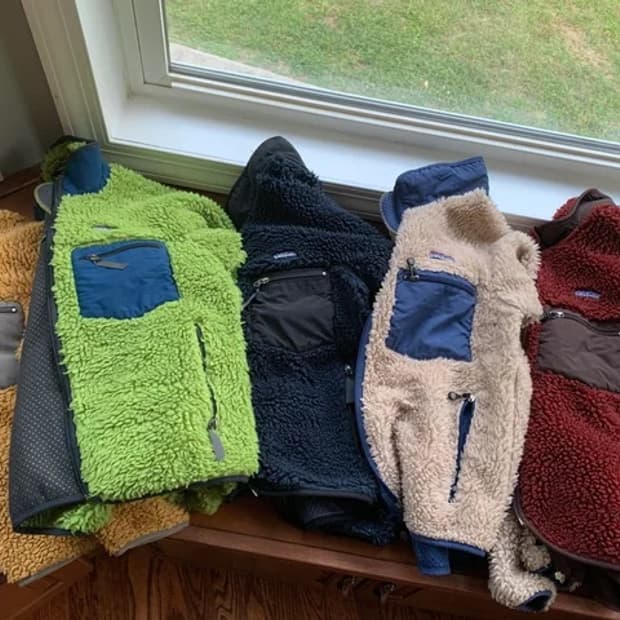 [M] 빈티지 파타고니아 딥파일 플리스 그레이